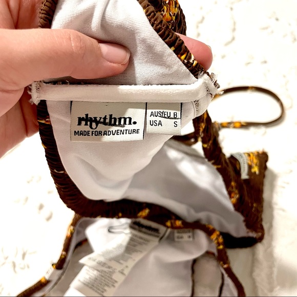 Free People Rhythm Brown Floral Bikini - Picture 9 of 10